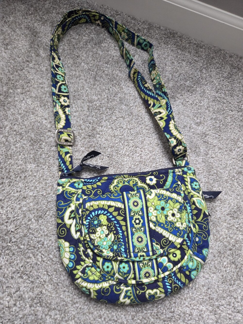 Vera Bradley Rhythm and Blues Lizzie Crossbody Bag